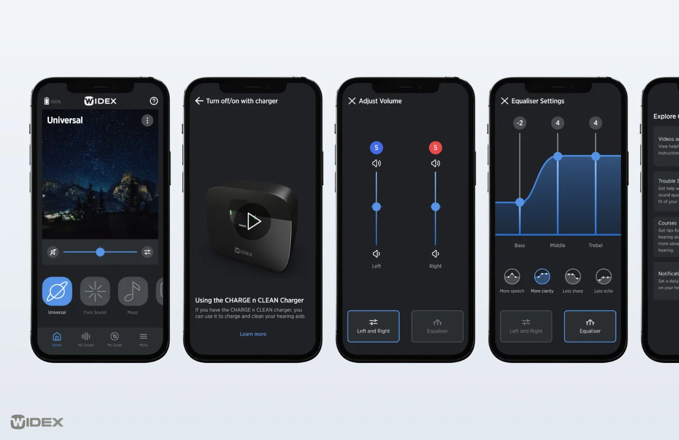 Widex Moment App Design and Build