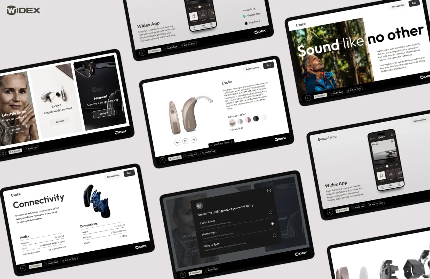 Widex iPad Promotional App