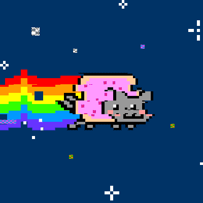 Nyan Cat Glitch Giphy